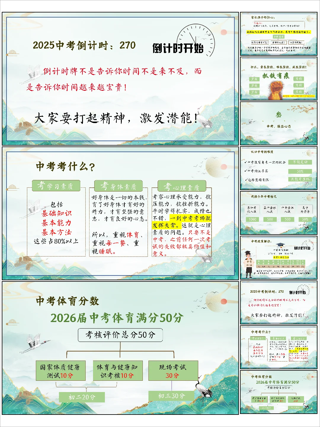 初三家长会～胜在心态，赢在中考 第13张