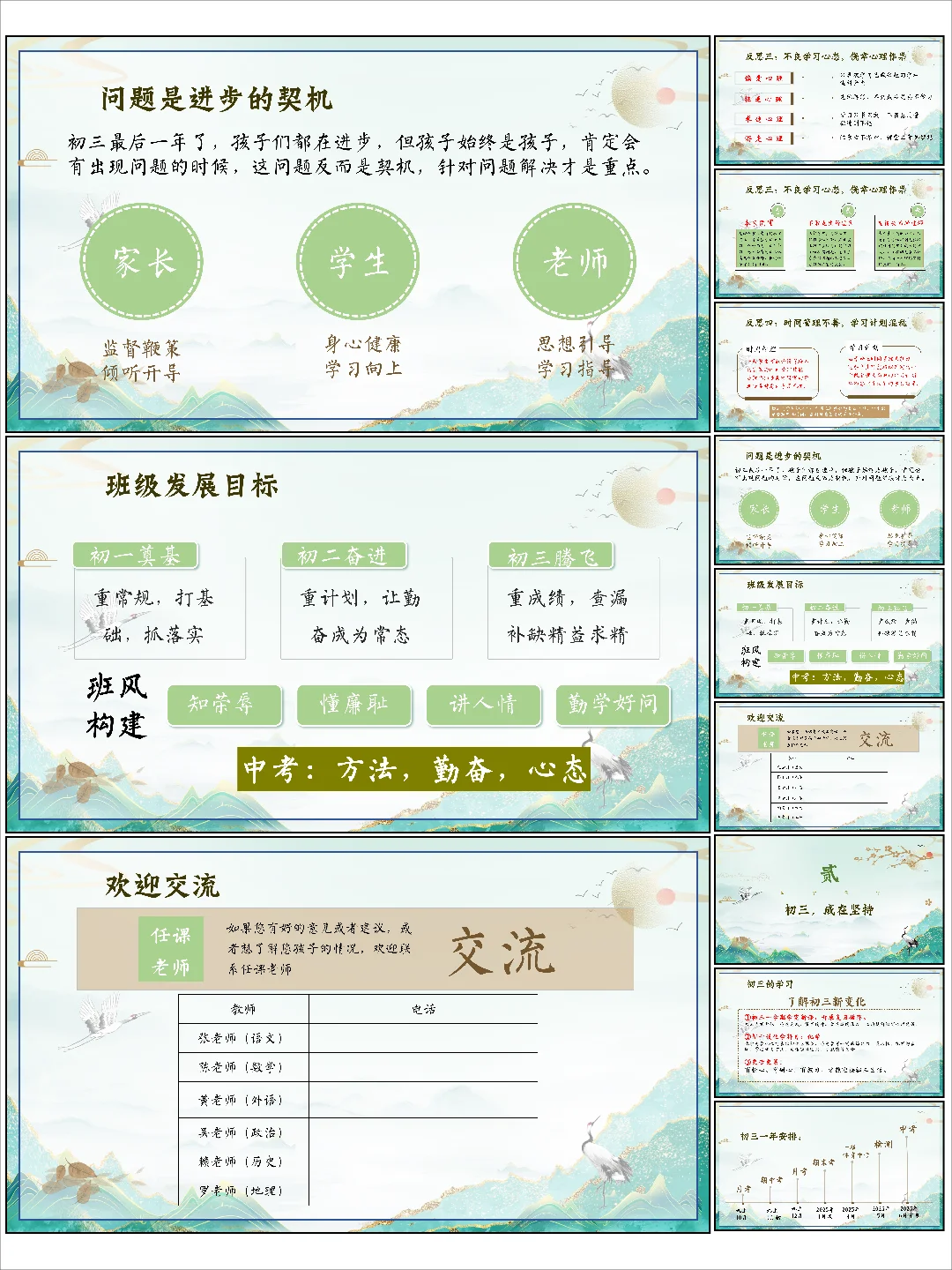 初三家长会～胜在心态，赢在中考 第6张