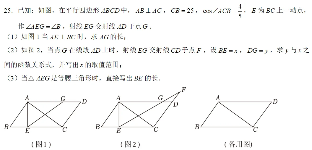 魔都中考一模全军覆没的定义域 第1张