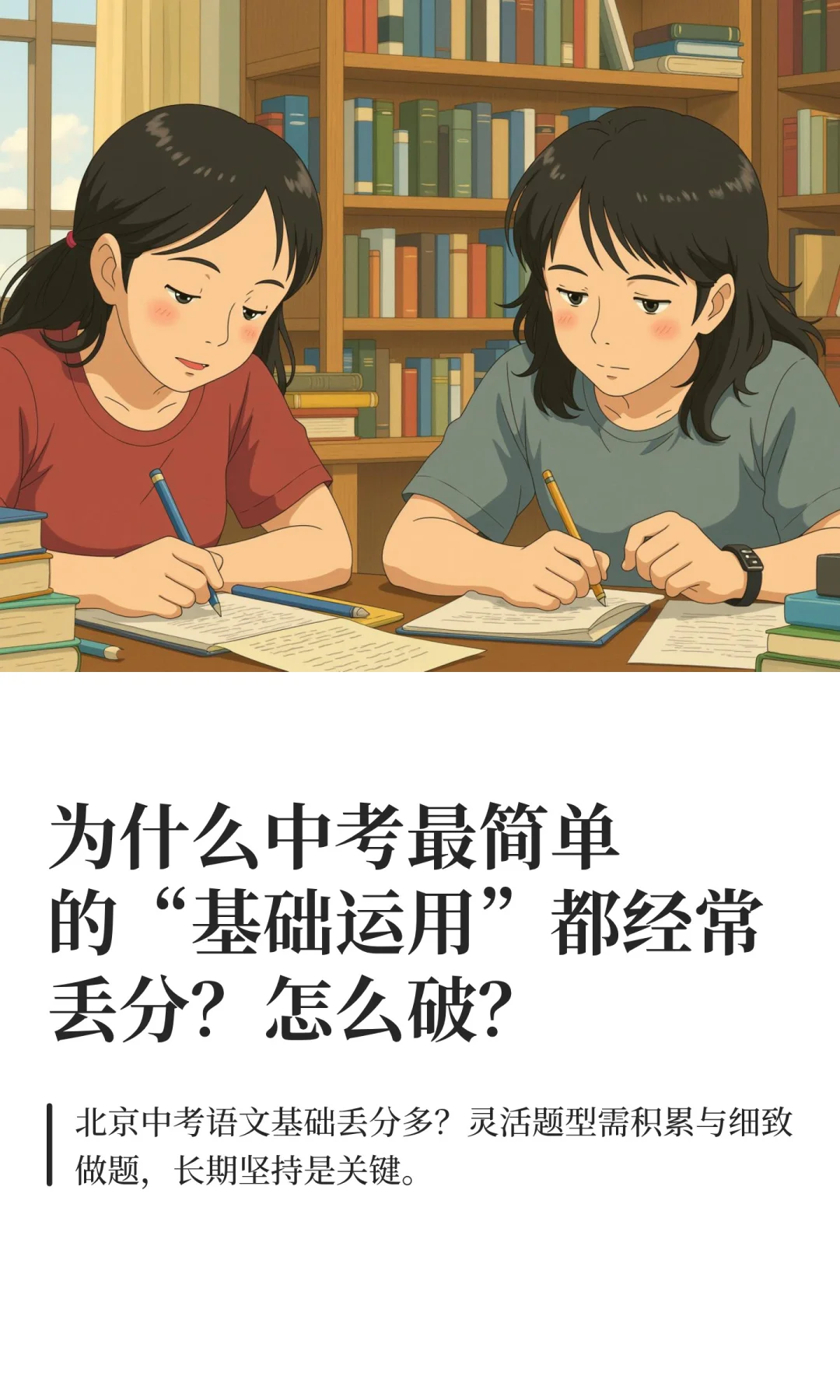 为什么中考最简单的“基础运用”都经常丢分 第2张