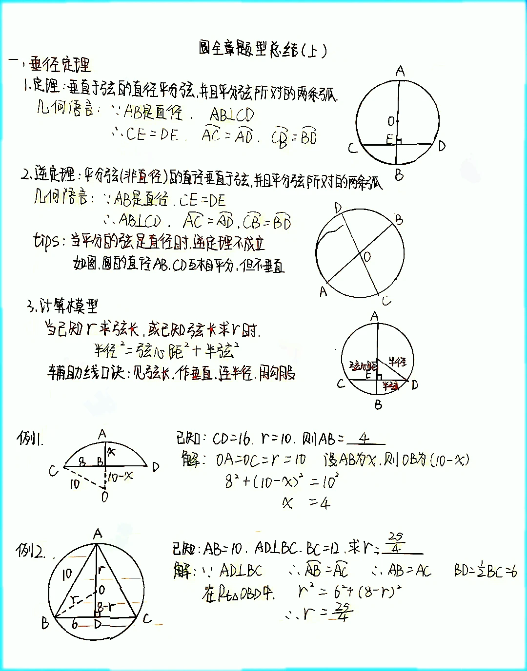 中考数学圆的十大几何模型阿氏圆隐圆辅助线 第2张