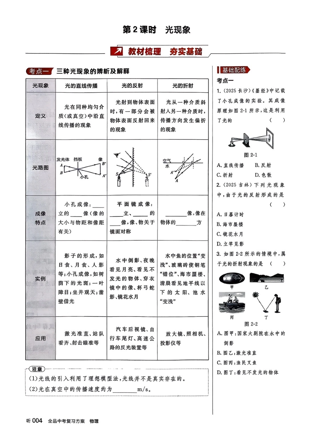 2026《全品中考复习方案》物理:专治各种“不会 第9张 2026《全品中考复习方案》物理:专治各种“不会 第9张