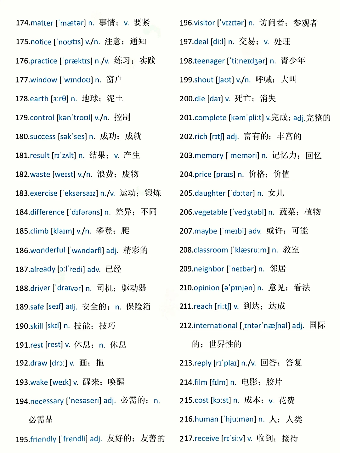中考英语必背688个高频词+背诵表！ 第6张