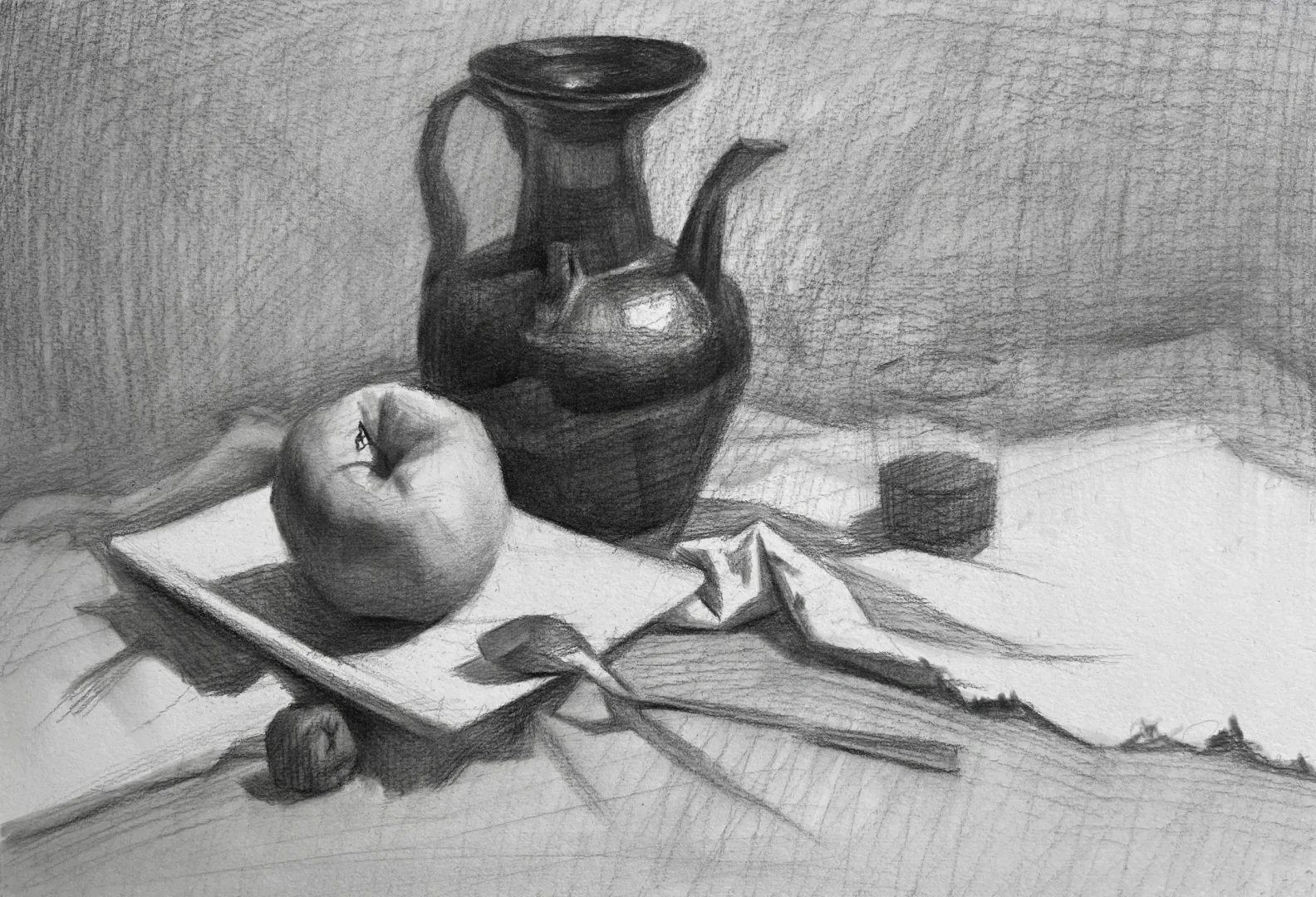 长沙美术中考，素描考题详解！ 第8张