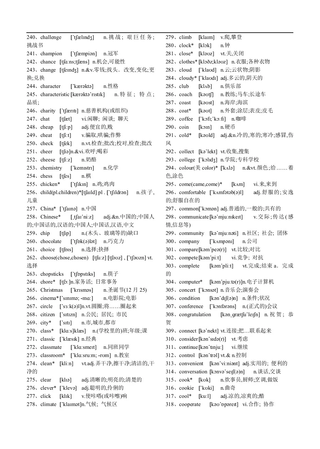 2025中考英语新课标1600词汇（附文件） 第5张