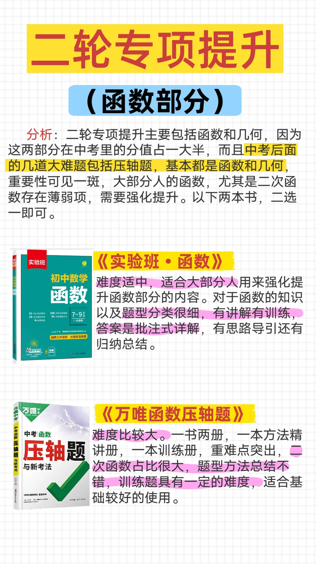 📚中考数学教辅，你选对了吗？ 第4张