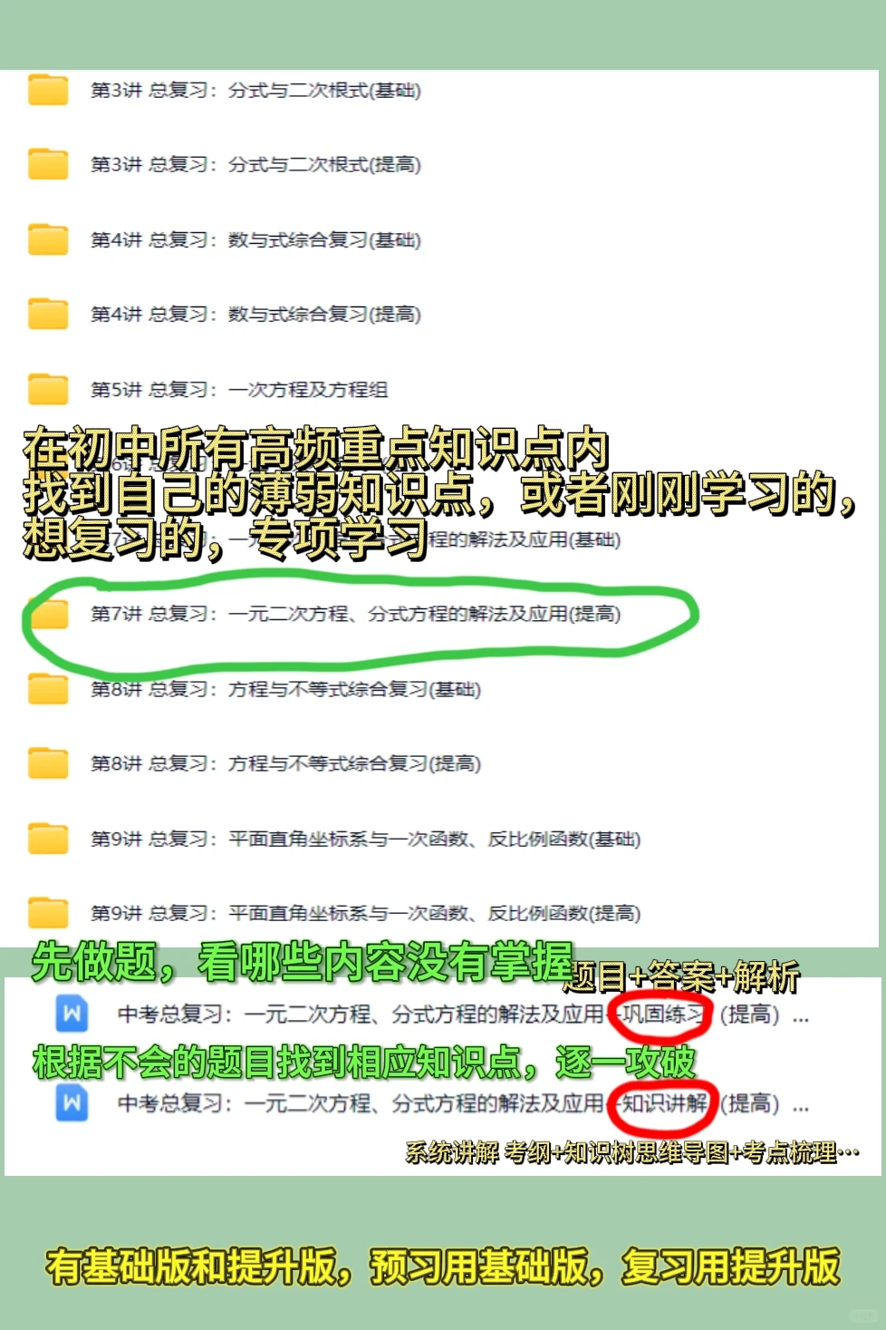 初中数学用这个办法学直接稳居第一 第4张 初中数学用这个办法学直接稳居第一 第4张