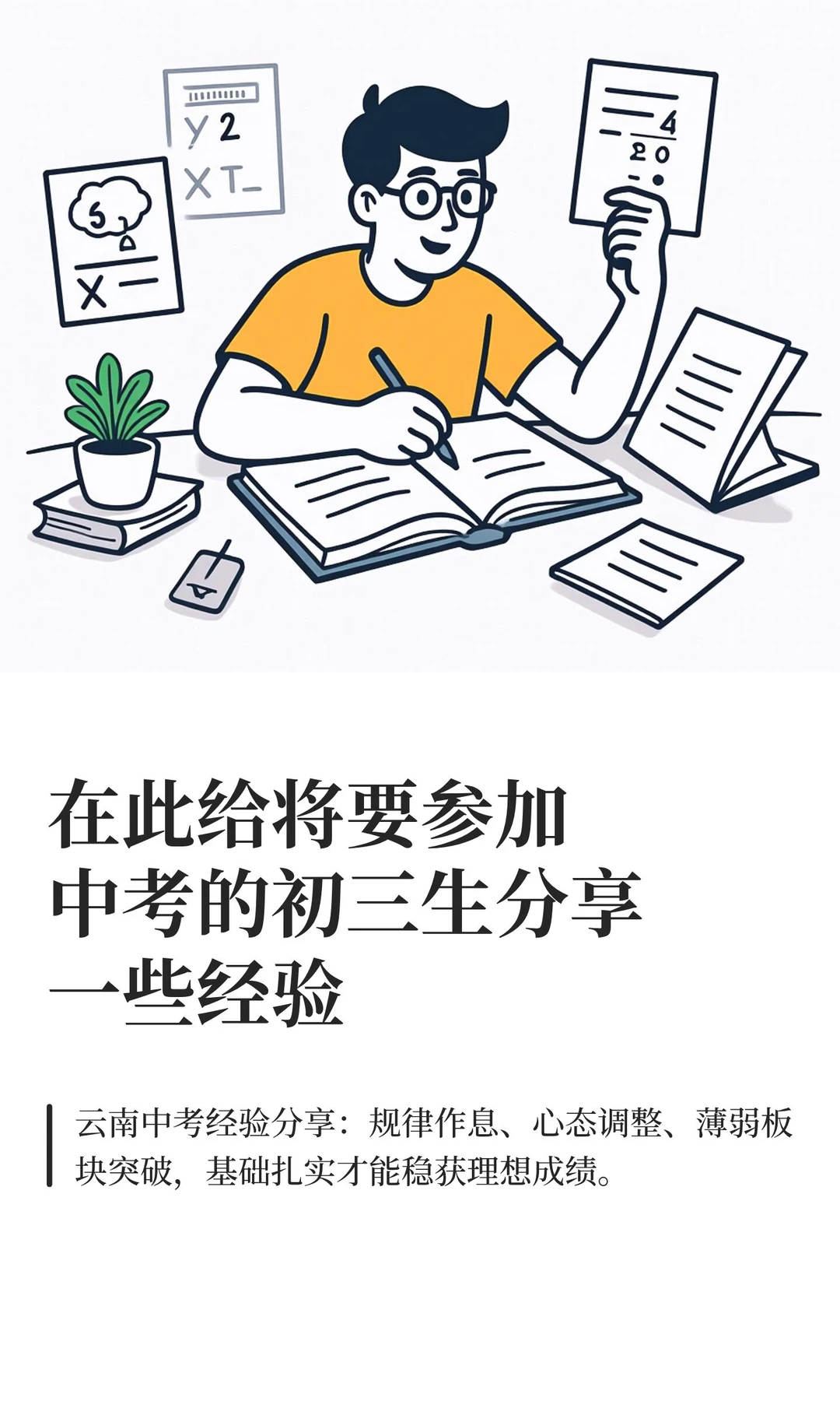 在此给将要参加中考的初三生分享一些经验 第3张 在此给将要参加中考的初三生分享一些经验 第3张