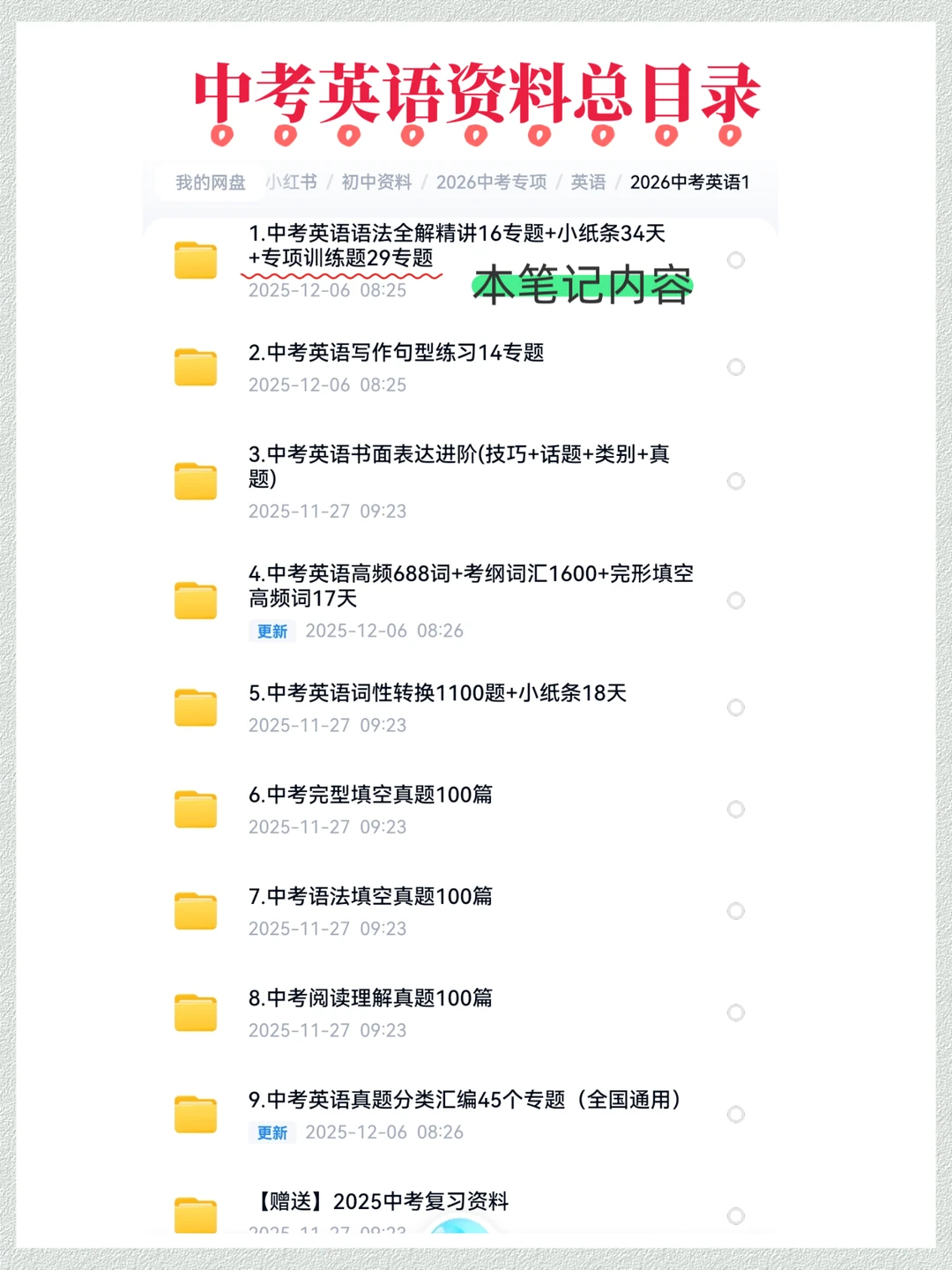 2026中考英语语法专项练习｜定语从句100题 第4张