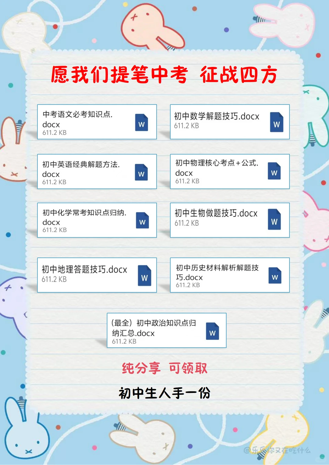 希望你初一初二就懂，初三明白就晚了！ 第2张