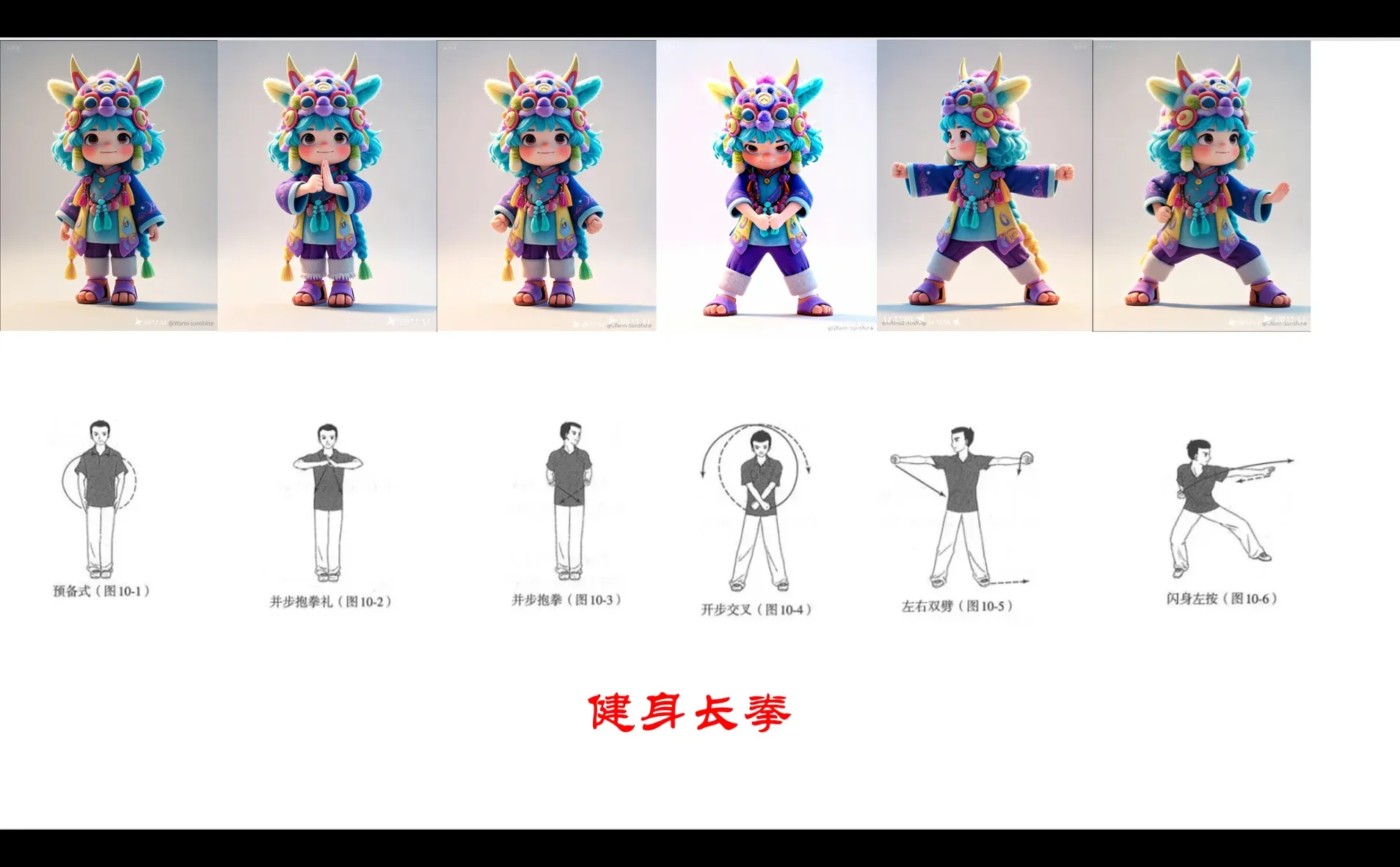 最萌健身长拳，中考生看了都想学 第1张