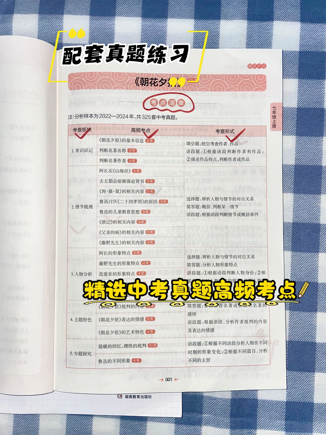 七上名著朝花夕拾+西游记，就考这些抓紧背 第9张