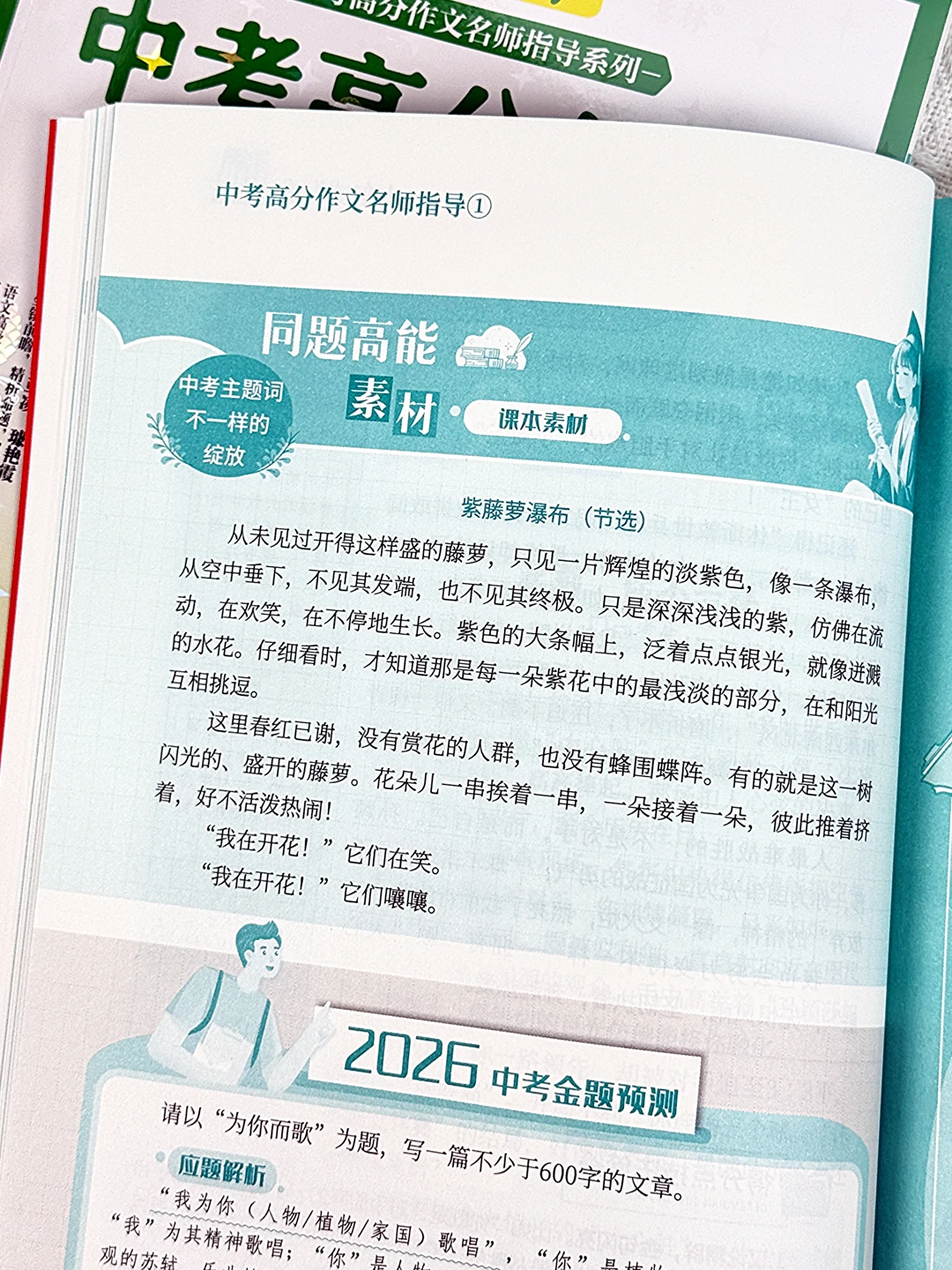 2026中考高分作文指导！60+真题素材库 第13张