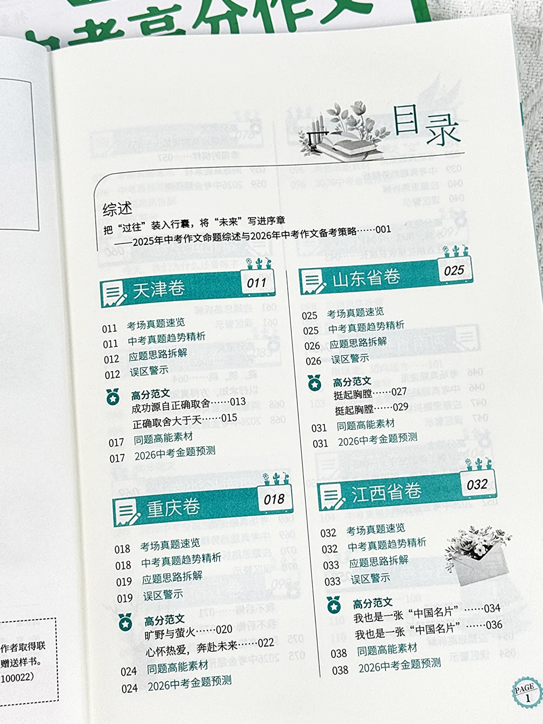 2026中考高分作文指导！60+真题素材库 第4张