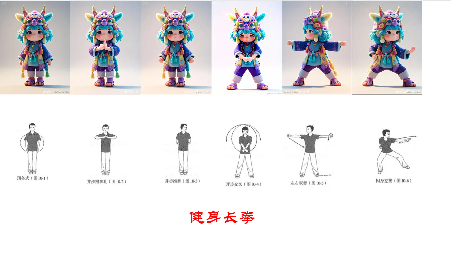 最萌健身长拳，中考生看了都想学 第2张