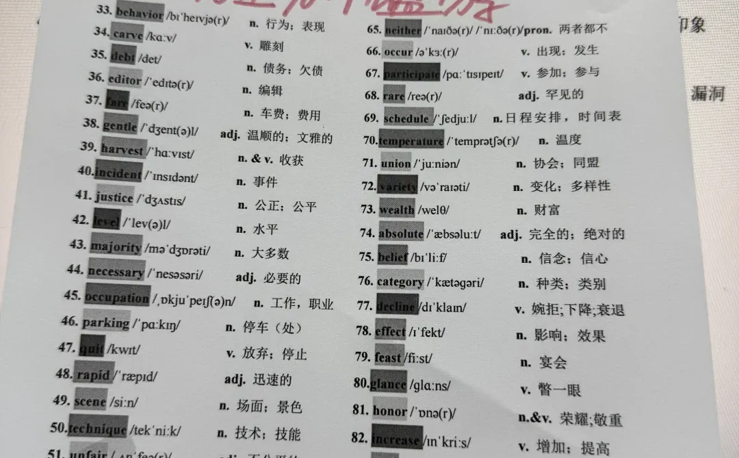 上海中考英语常考高频词，反反复复就这8页！ 第1张