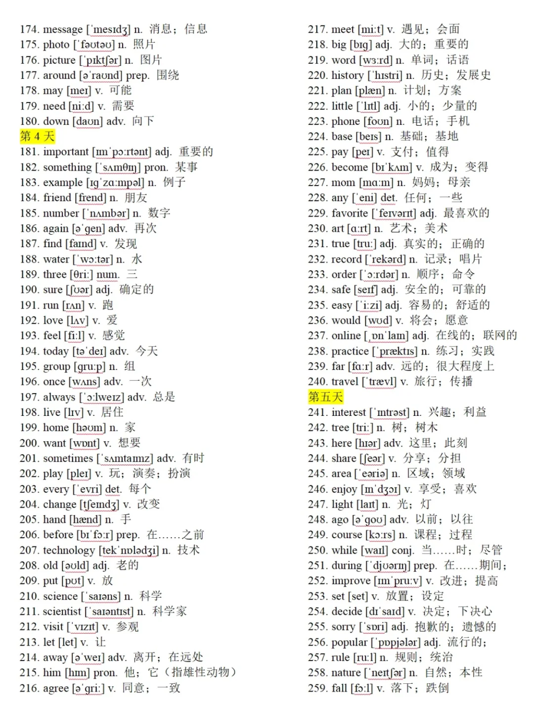 吃透这950个高频词，中考英语就稳了！ 第5张