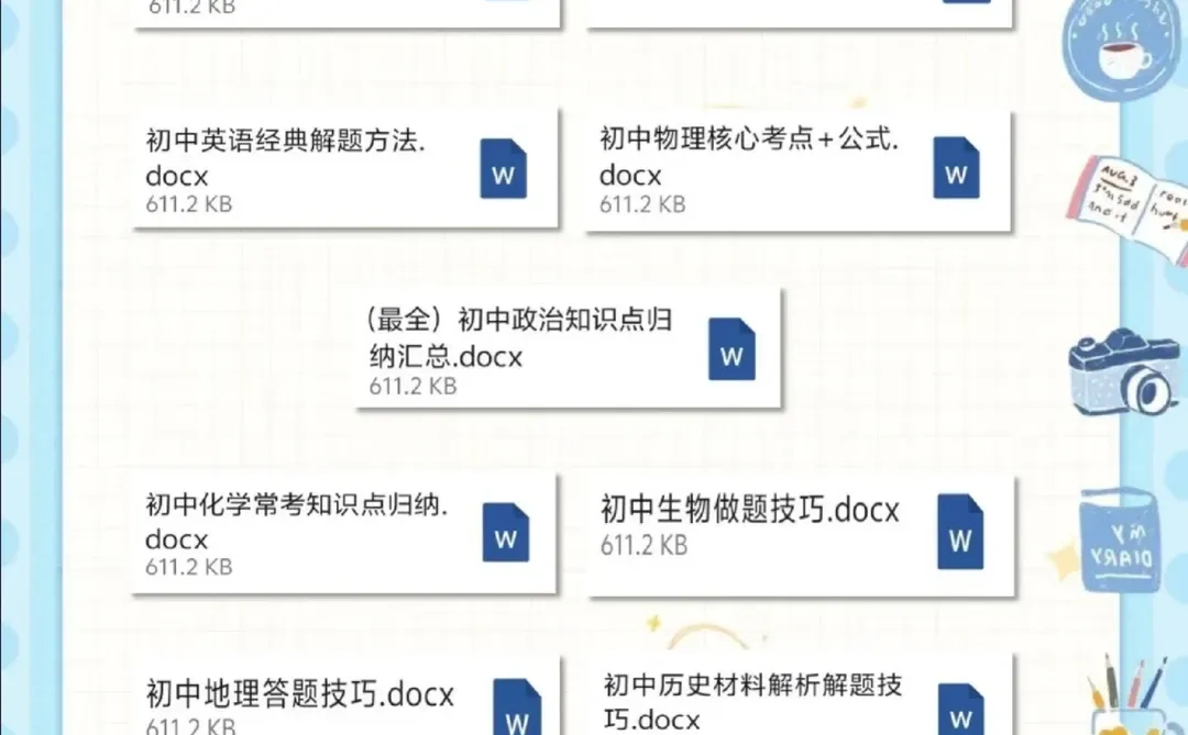 初中生还玩呢，真怕可以考上啊 第1张