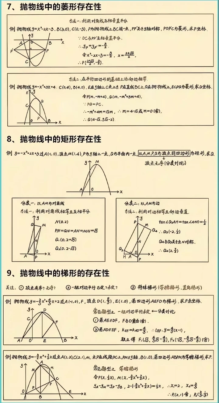 中考数学解题技巧 第5张