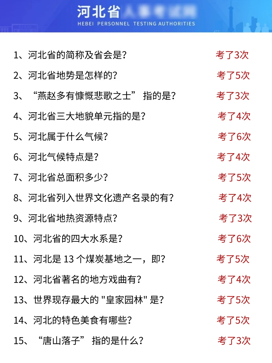 26河北省考会惩罚每一个不看通知的人 第5张