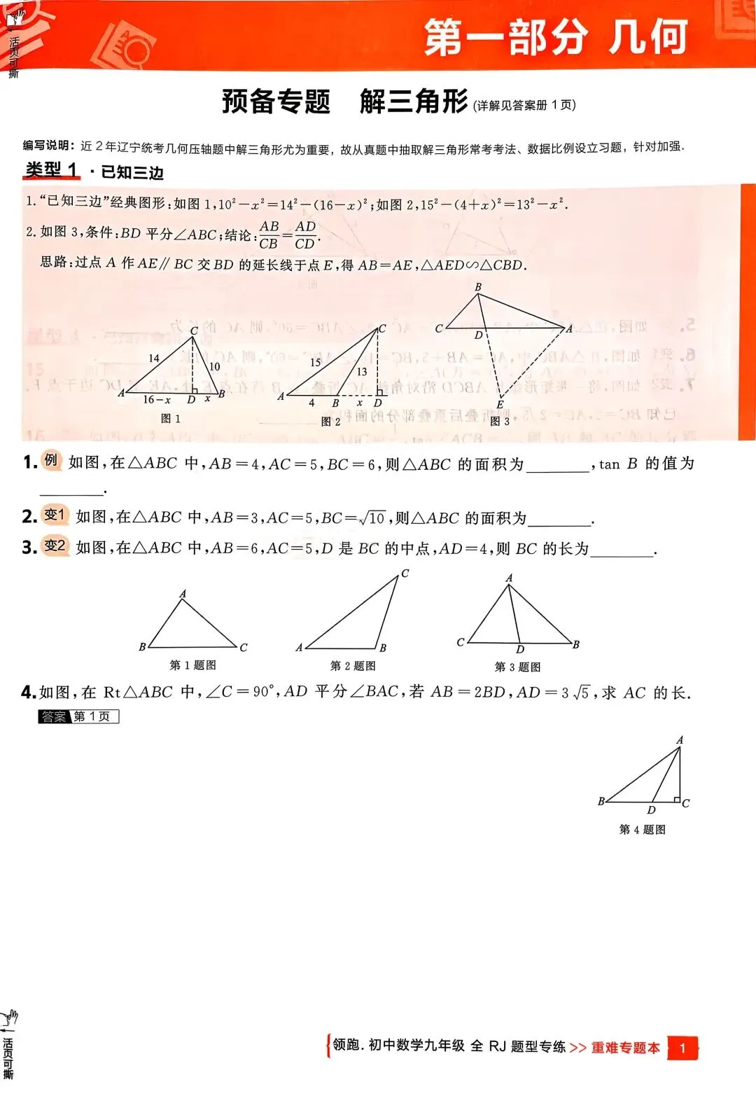 【初中】2026版数学《领跑•中考二轮总复习》含答案|PDF电子版 第9张 【初中】2026版数学《领跑•中考二轮总复习》含答案|PDF电子版 第9张