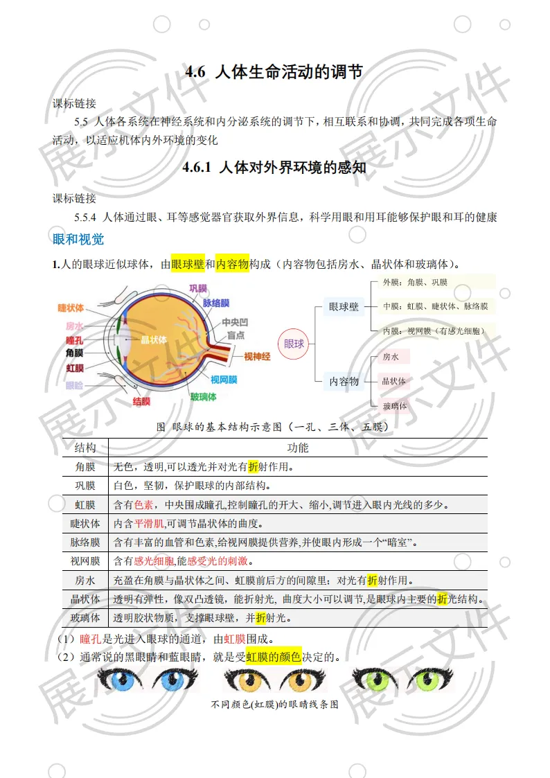期末_中考稳了!这份人教版八年级上册生物讲义,精准抓分不费力 第2张