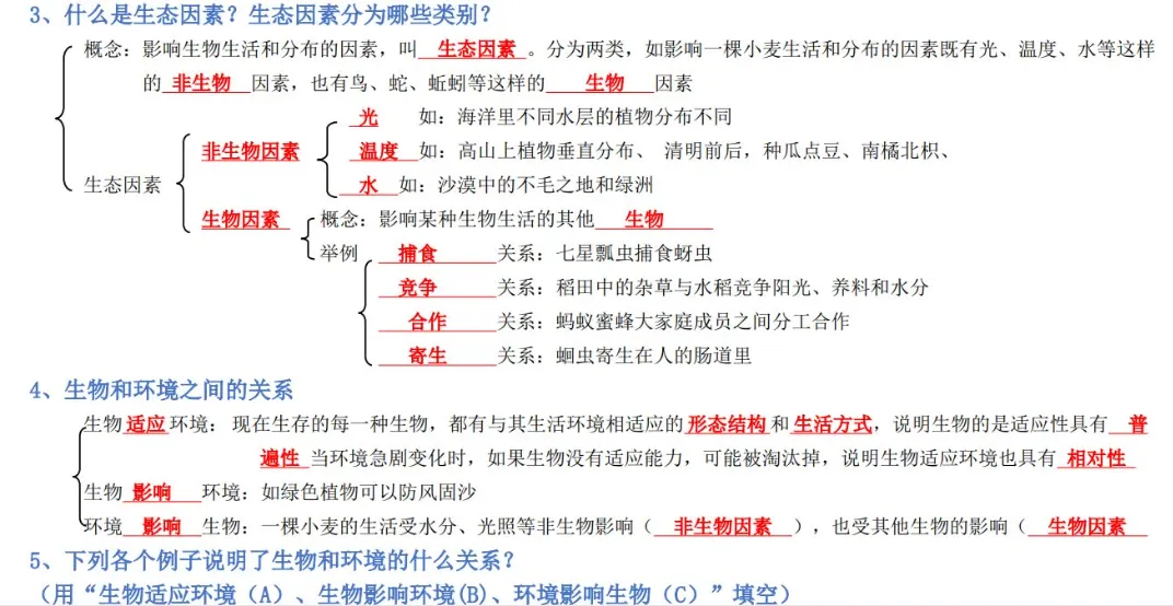 2026中考生物专题复习资料(可下载打印),仅发一次,务必珍藏! 第6张
