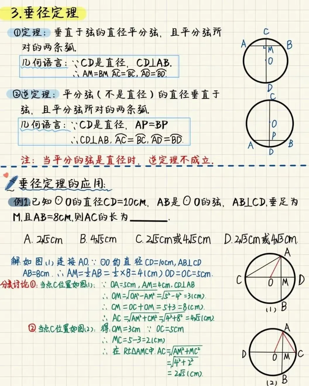 中考数学:圆的知识点总结 第2张
