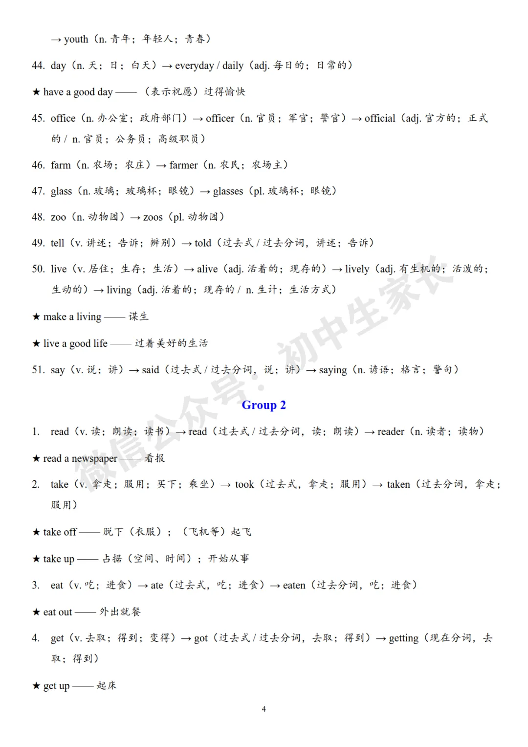 2026年中考英语复习词性转换背诵清单,替孩子转发打印! 第5张