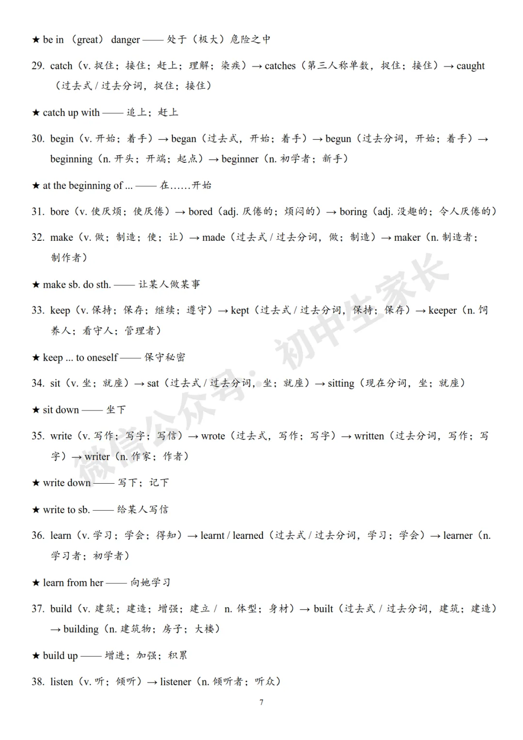 2026年中考英语复习词性转换背诵清单,替孩子转发打印! 第8张