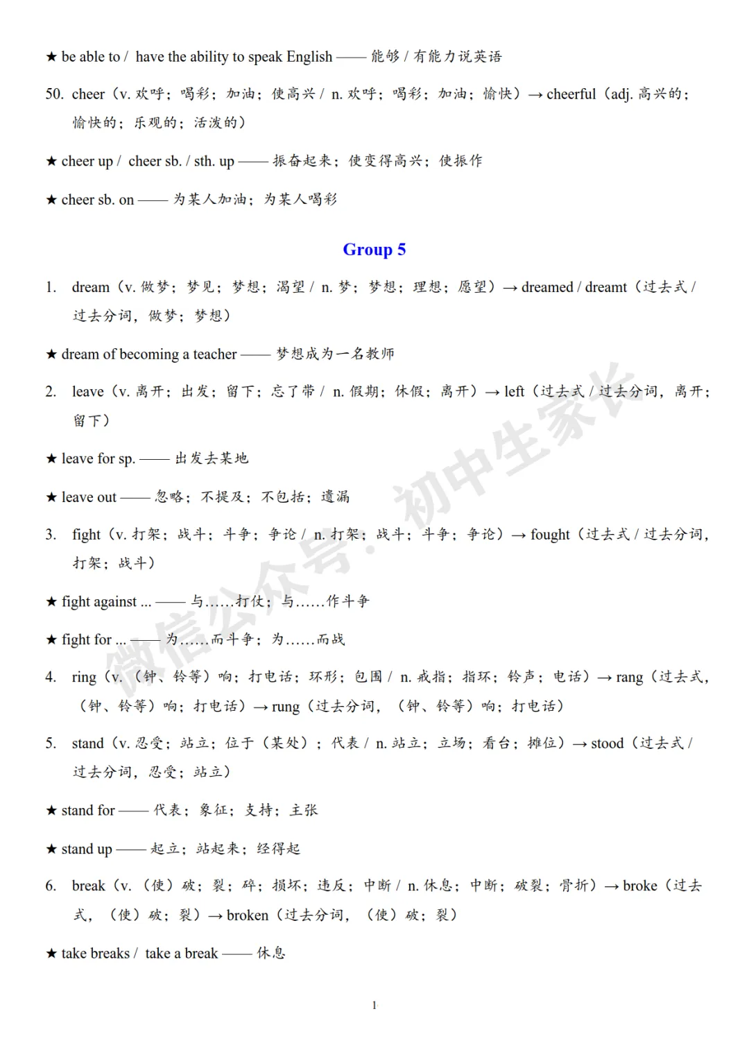2026年中考英语复习词性转换背诵清单,替孩子转发打印! 第17张
