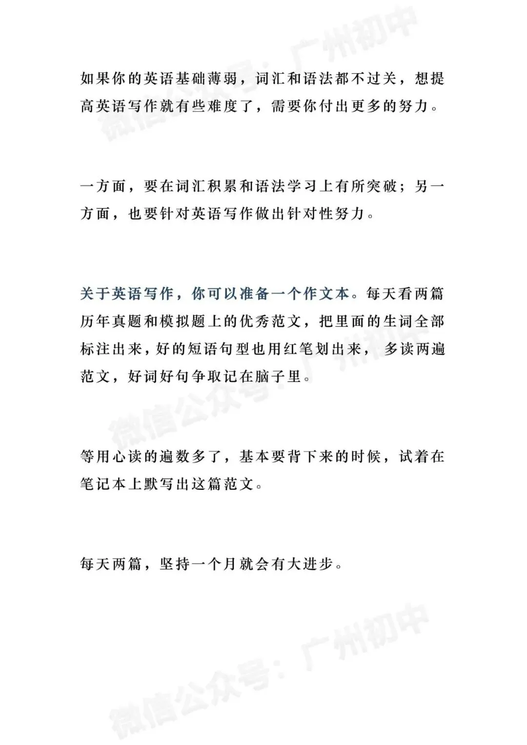 中考英语117分学姐:初中英语到底怎么学? 第12张