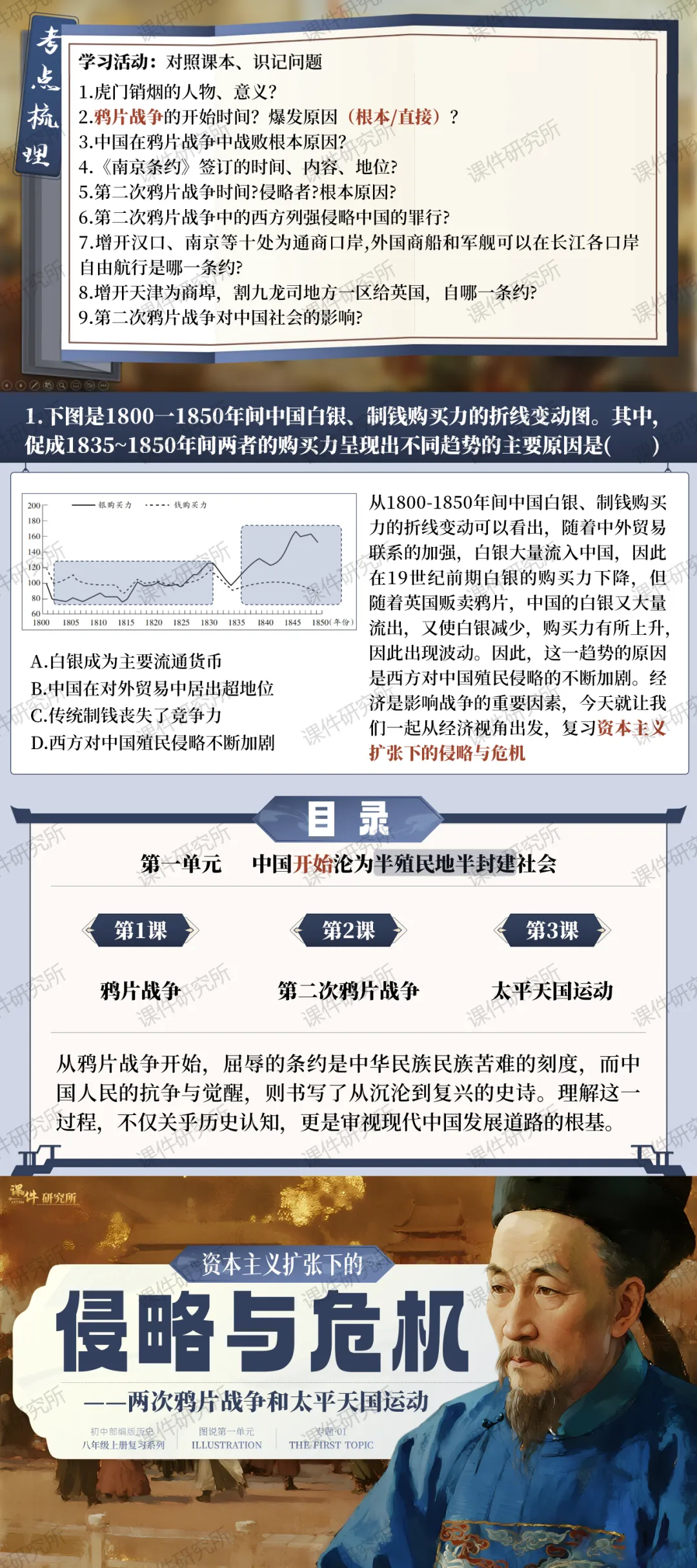 中考历史一轮复习新范式:情境化+问题链,常态课公开课都不愁了! 第4张