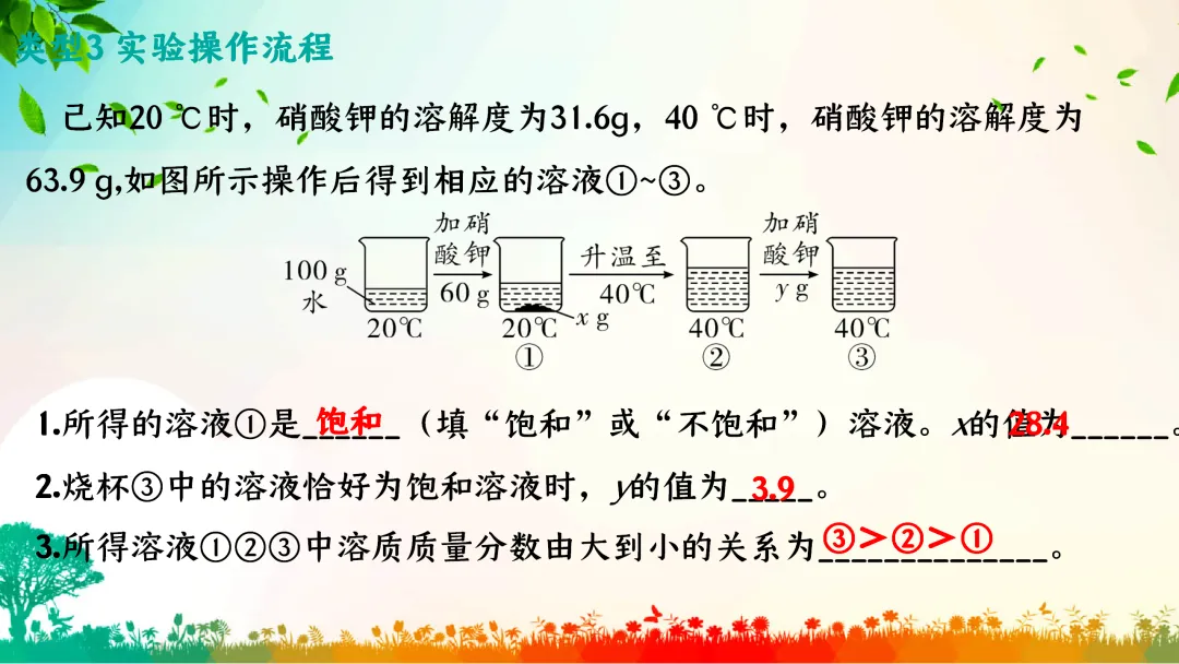 F386 中考专题复习 初中化学《溶解度、溶解度曲线及其应用》 课件PPT+教学设计Word 第12张