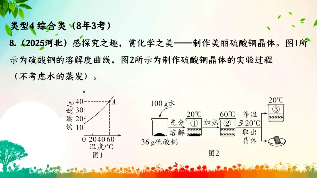 F386 中考专题复习 初中化学《溶解度、溶解度曲线及其应用》 课件PPT+教学设计Word 第40张