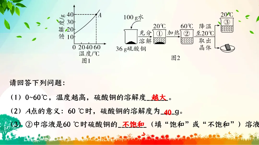 F386 中考专题复习 初中化学《溶解度、溶解度曲线及其应用》 课件PPT+教学设计Word 第41张