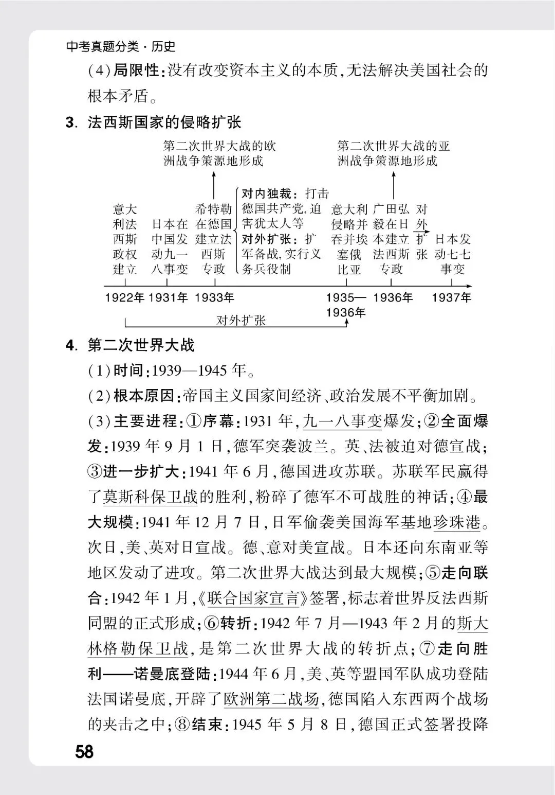 历史中考记背册 第53张