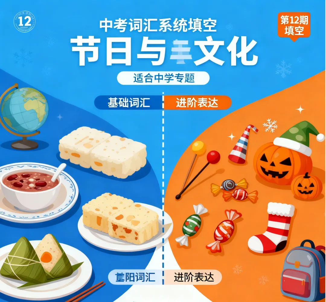 中考词汇系列填空⑫:文化与节日专题,解锁节日里的文化密码 第3张