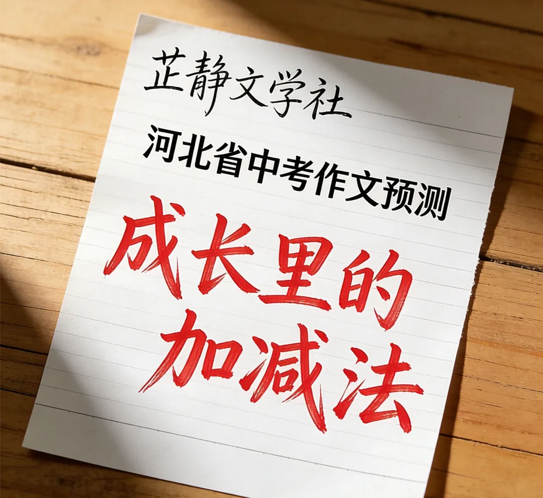 [深度学习] 2026年中考满分作文示范 第1张