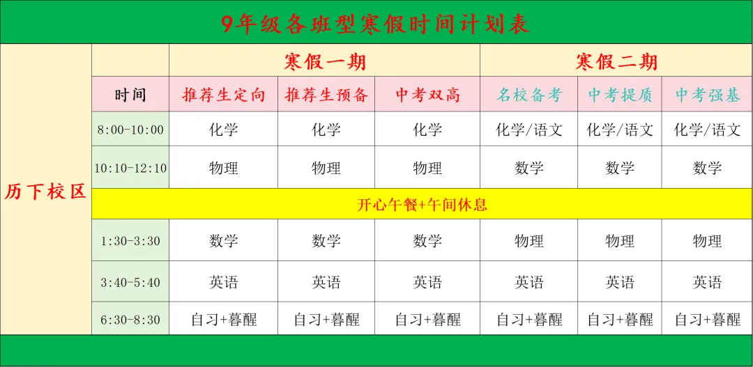 9年级寒假特训营月底封班,中考+自招双管齐下,四科齐发,科学又高效,力保成功 第6张