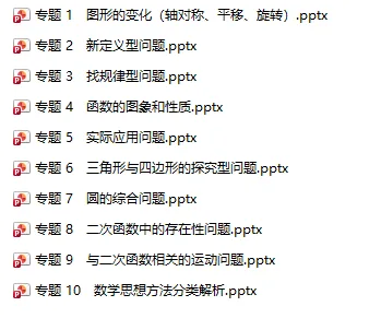 2021年中考数学复习课件 | 免费下载 第7张