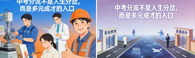 中考分流不是人生分岔,而是多元成才的入口 第1张