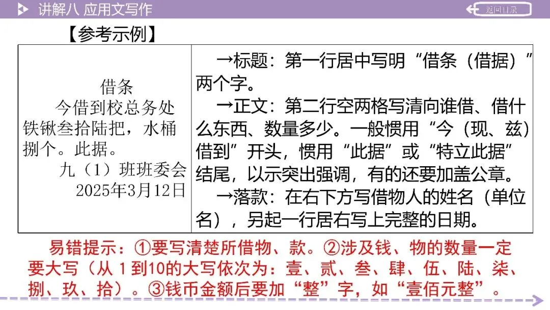 【2026中考总复习】积累运用第8讲:应用文写作 第9张