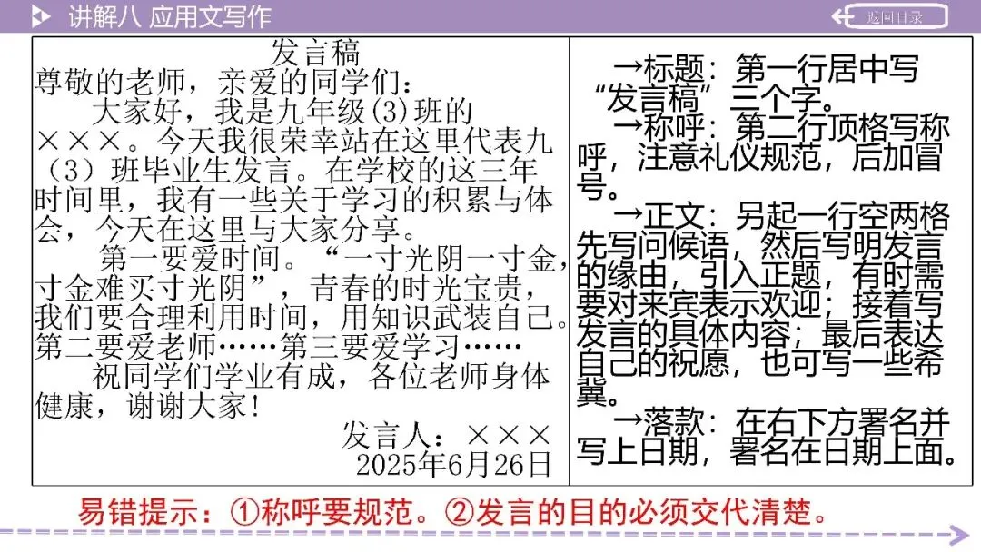 【2026中考总复习】积累运用第8讲:应用文写作 第21张