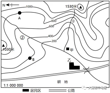 中考专训:等高线(精选50题) 第13张
