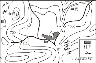 中考专训:等高线(精选50题) 第32张