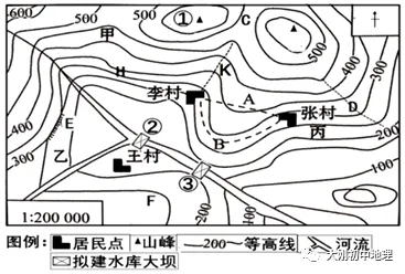 中考专训:等高线(精选50题) 第41张