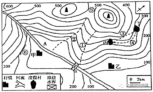 中考专训:等高线(精选50题) 第45张