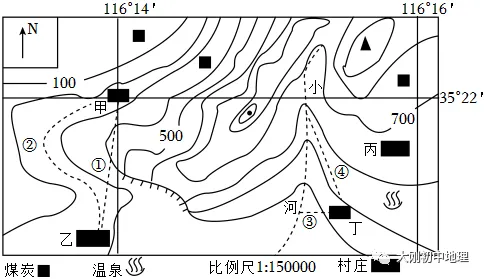 中考专训:等高线(精选50题) 第46张