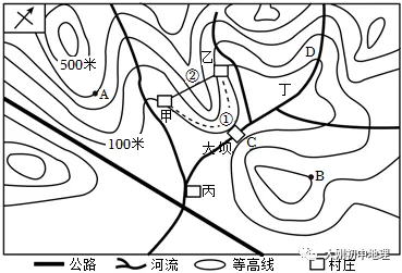 中考专训:等高线(精选50题) 第47张